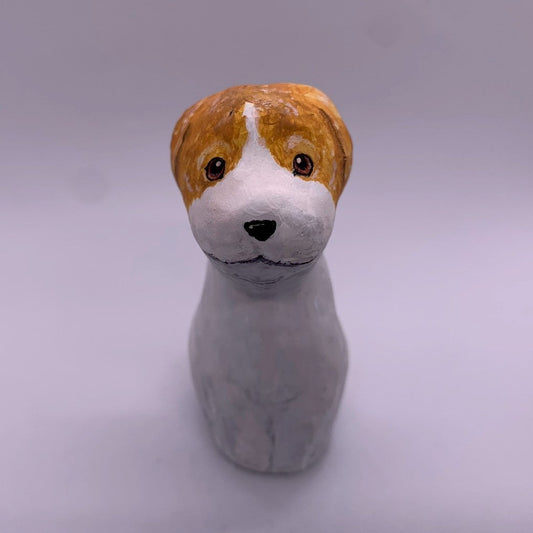 Paper mache dog (beagle)