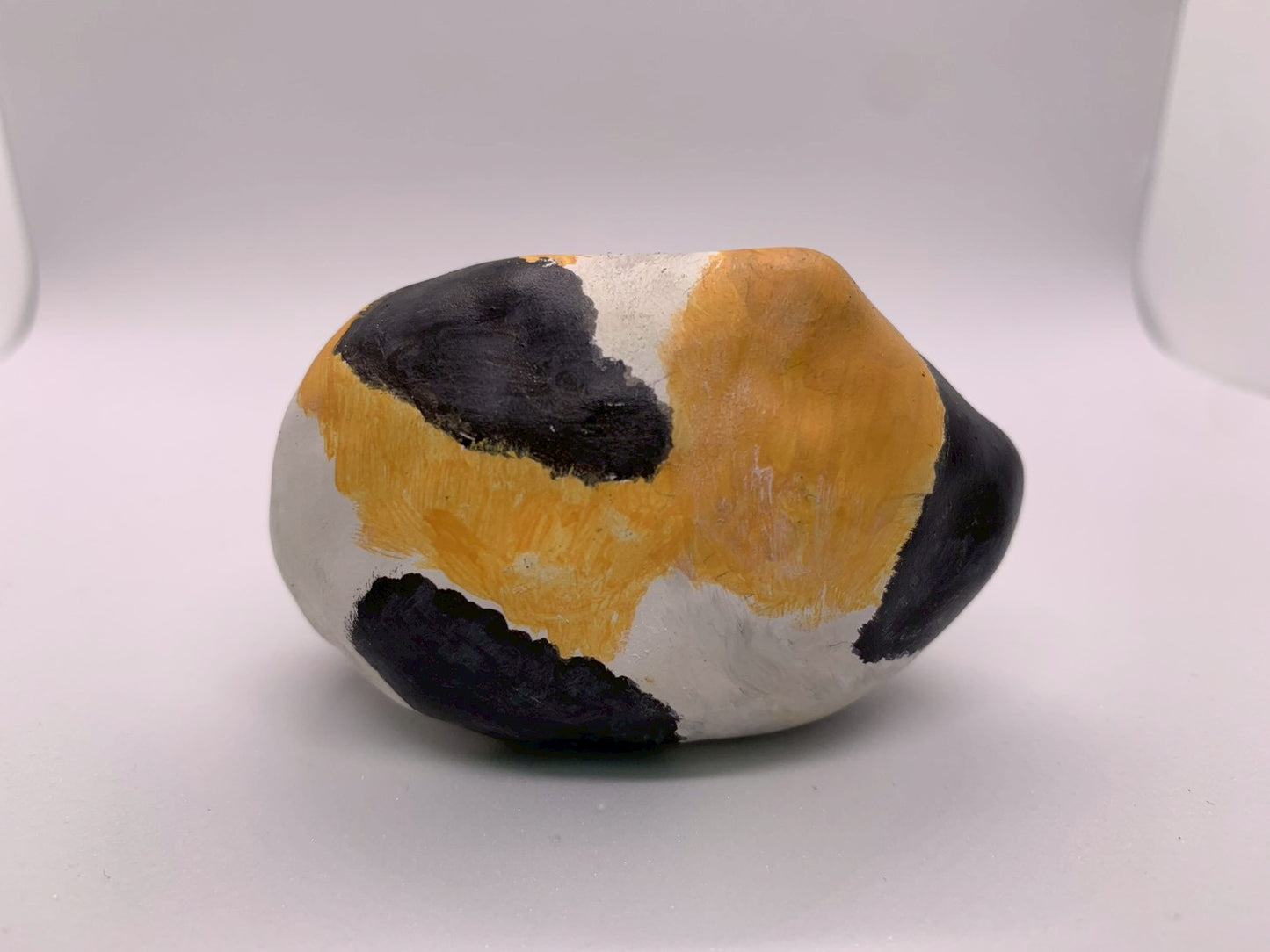 Paper mache cat (calico cat)