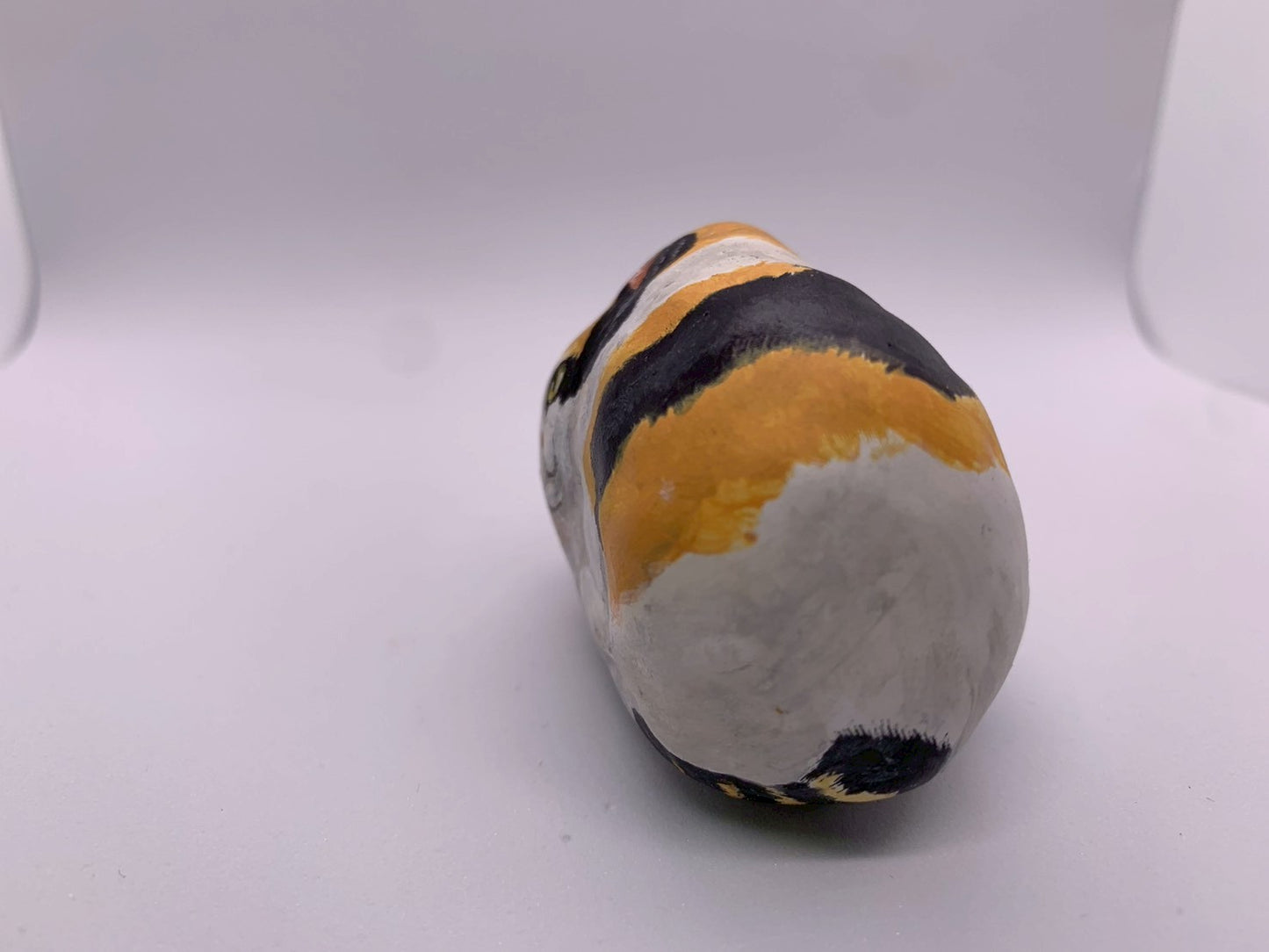 Paper mache cat (calico cat)