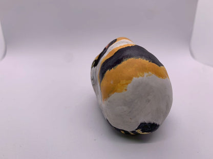 Paper mache cat (calico cat)