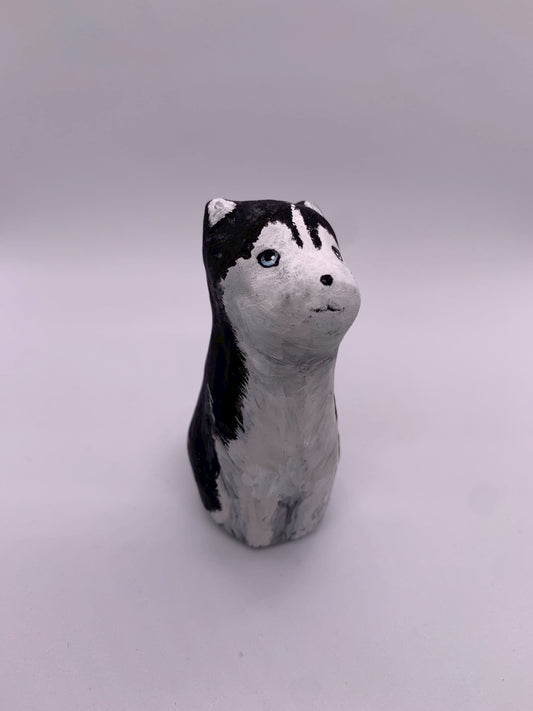 張り子の犬（シベリアンハスキー）