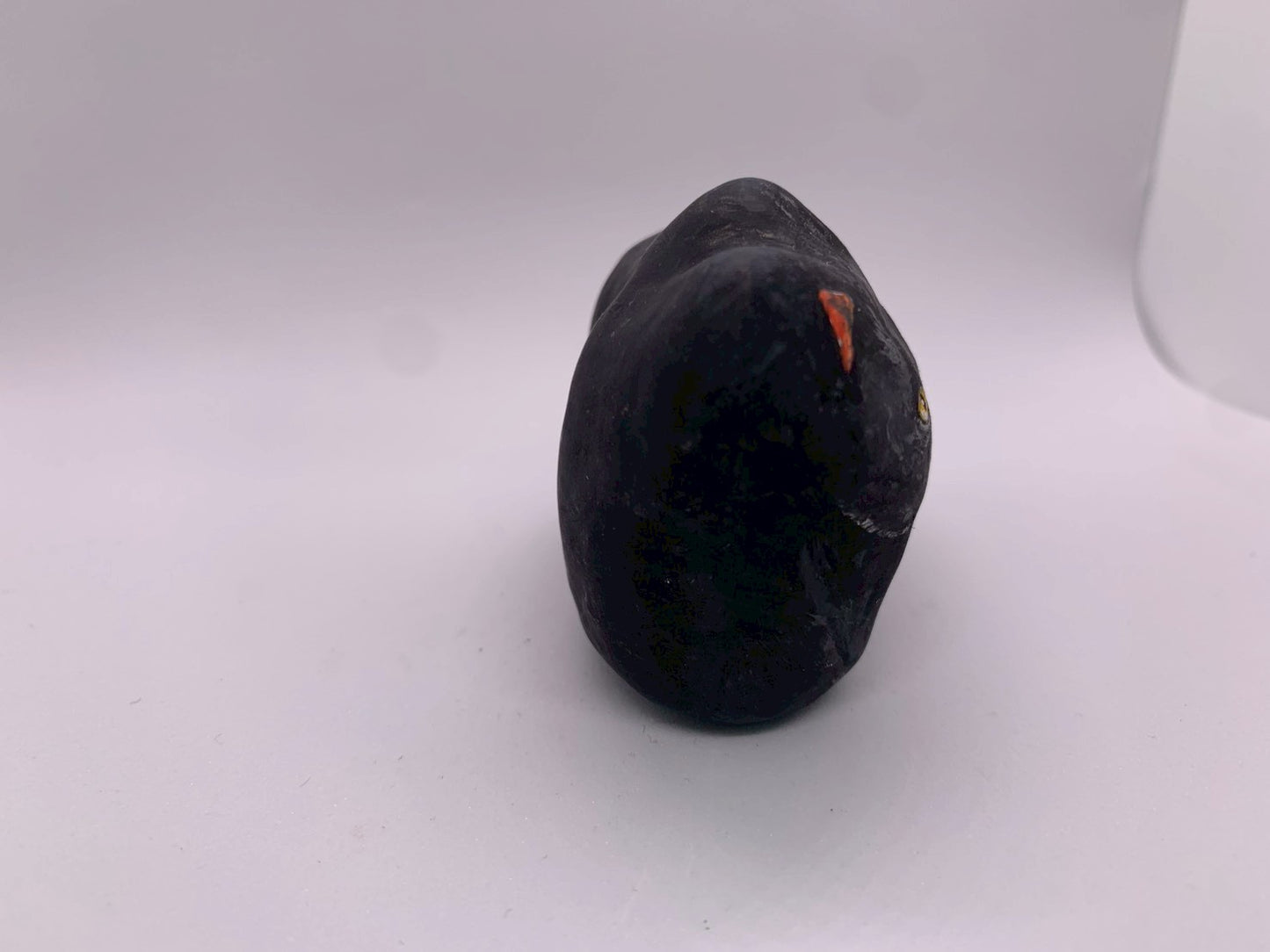 張り子の猫（黒・弐）