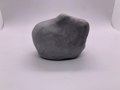 張り子の猫（ロシアンブルー・灰色）