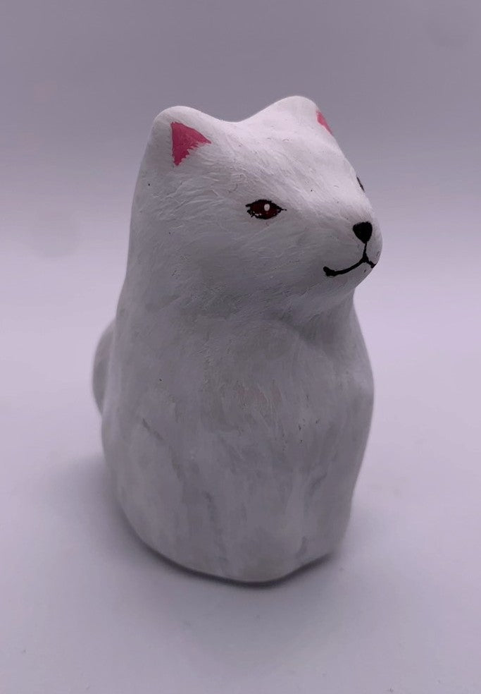 張り子の犬（白）