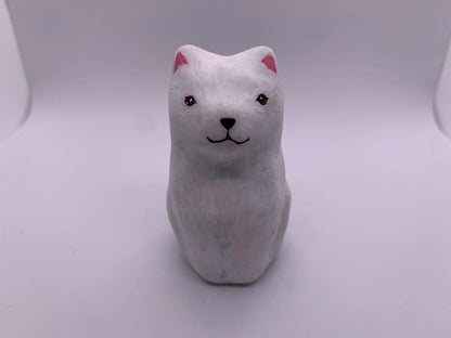 張り子の犬（白）