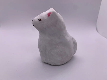 張り子の犬（白）
