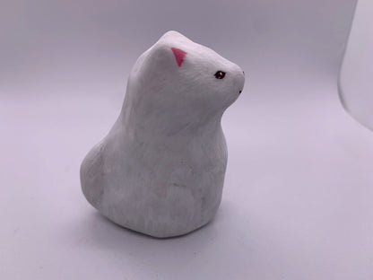 張り子の犬（白）