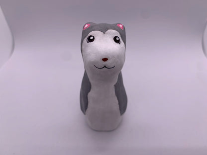 Paper mache dog (husky)