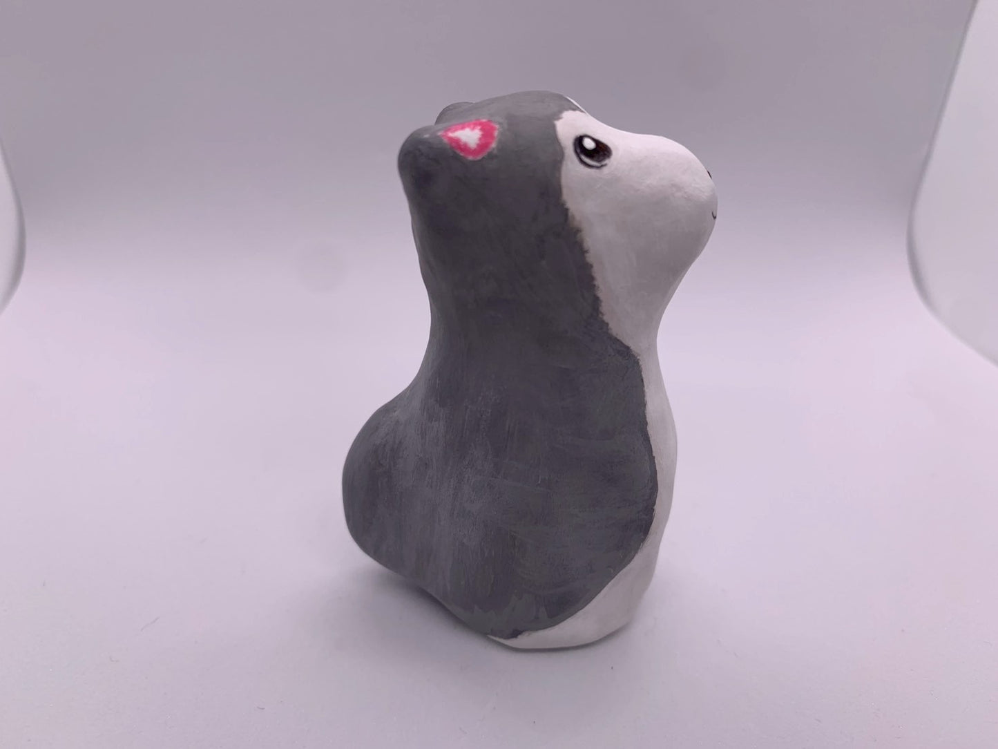 Paper mache dog (husky)