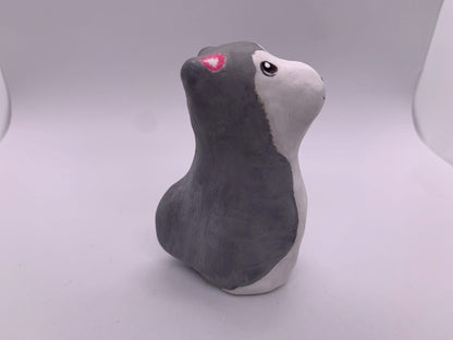 Paper mache dog (husky)