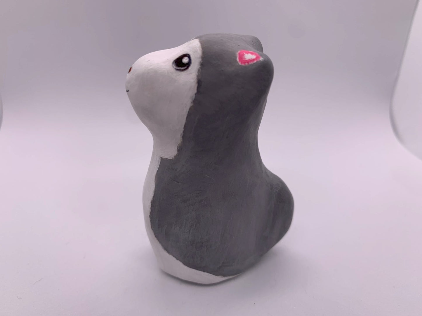 Paper mache dog (husky)