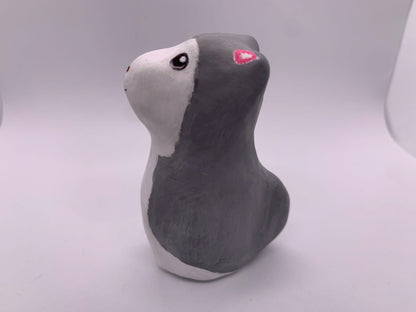 Paper mache dog (husky)