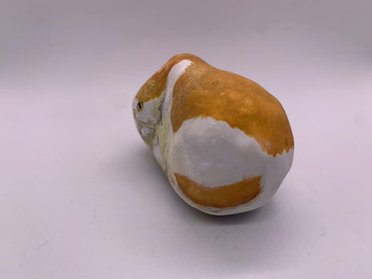 張り子の猫（鼻ぺちゃ・茶）